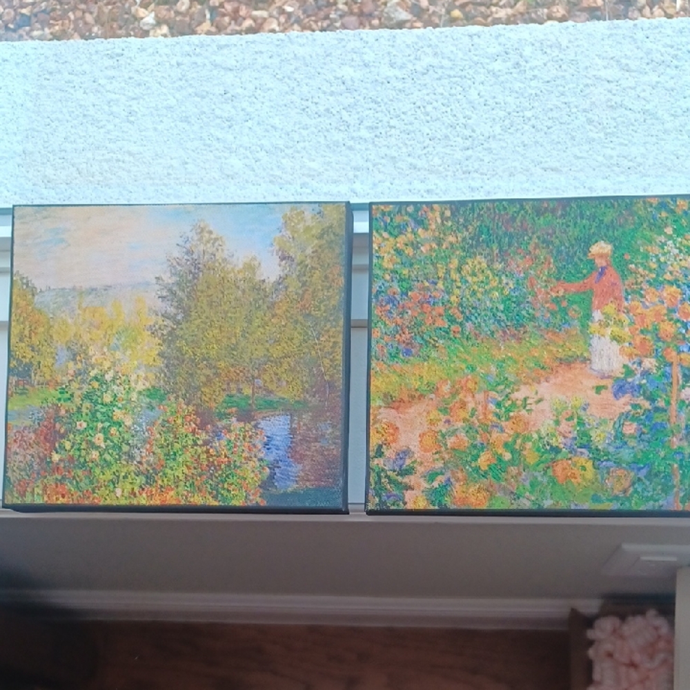 Colorful Impressionist Acrylic Paintings On Canvas